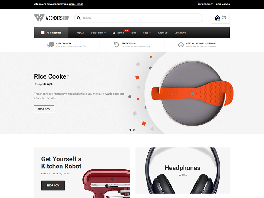 ProteusThemes WoonderShop – Mobile-first WooCommerce Theme