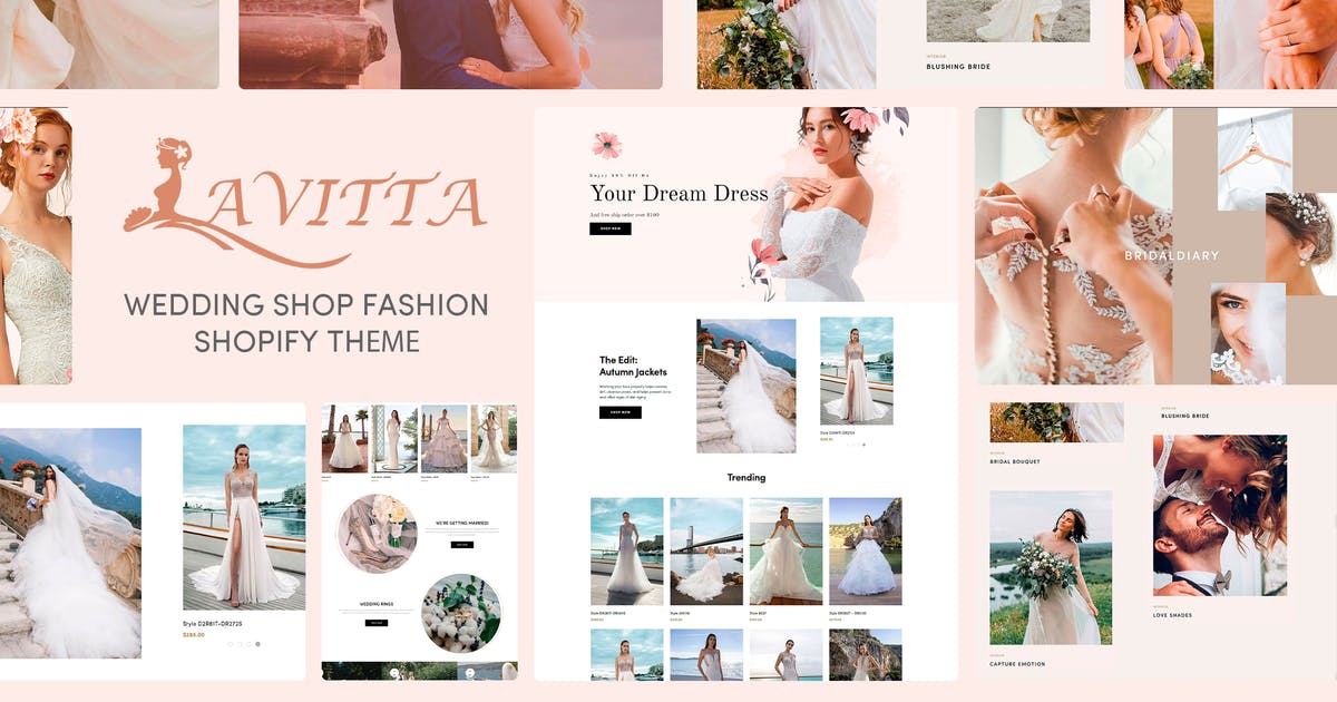 Lavitta – Wedding Shop Fashion Shopify Theme
