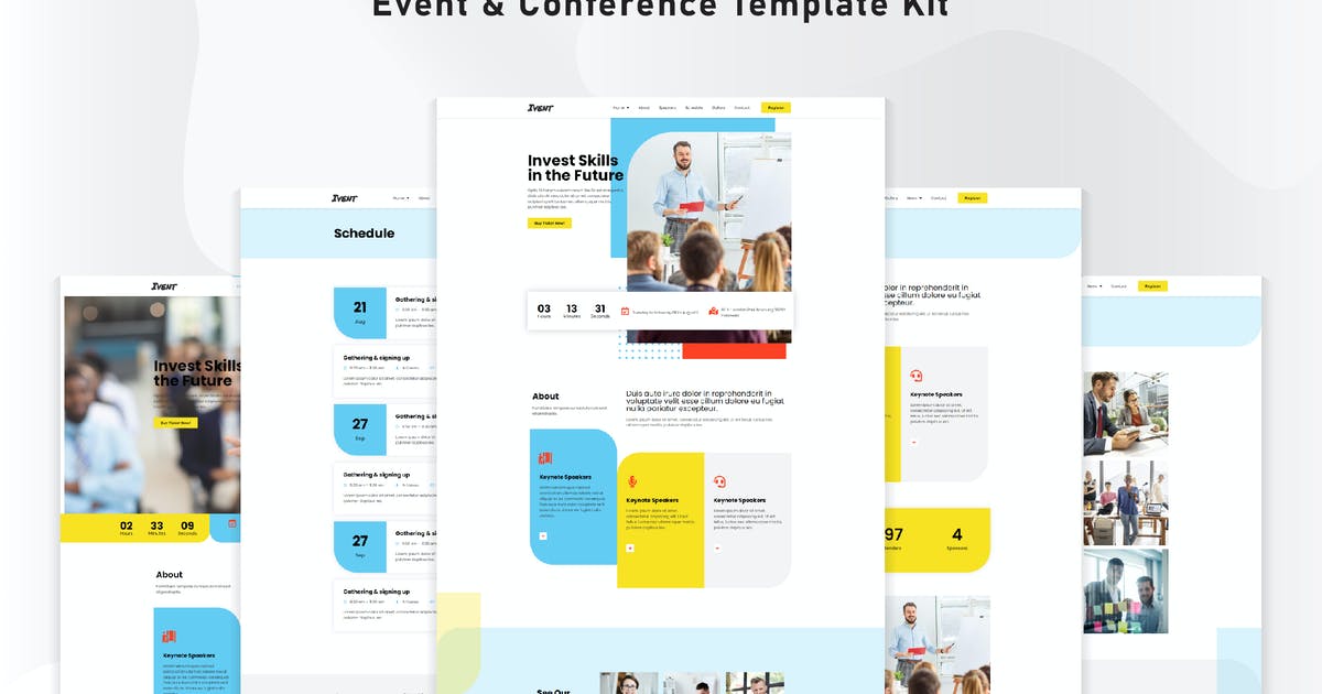 Ivent – Event & Conference Template Kit