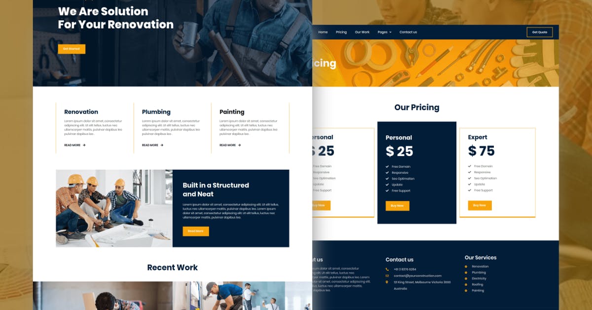 Trotol – Renovation Elementor Template Kit