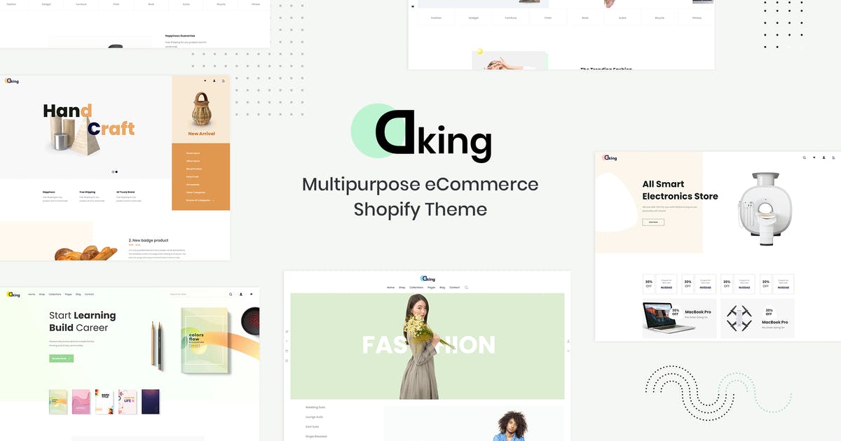 Dking – Multipurpose eCommerce Shopify Theme
