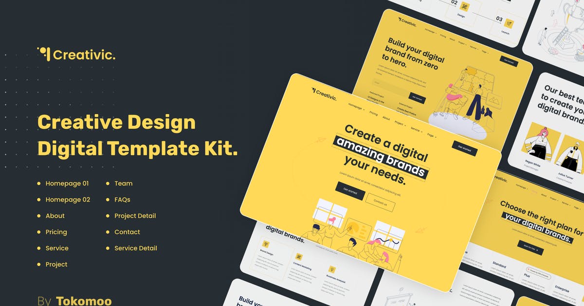 Creativic – Creative Agency Elementor Template Kit