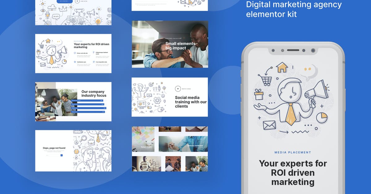 Briel – Digital Marketing Agency Elementor Template Kit