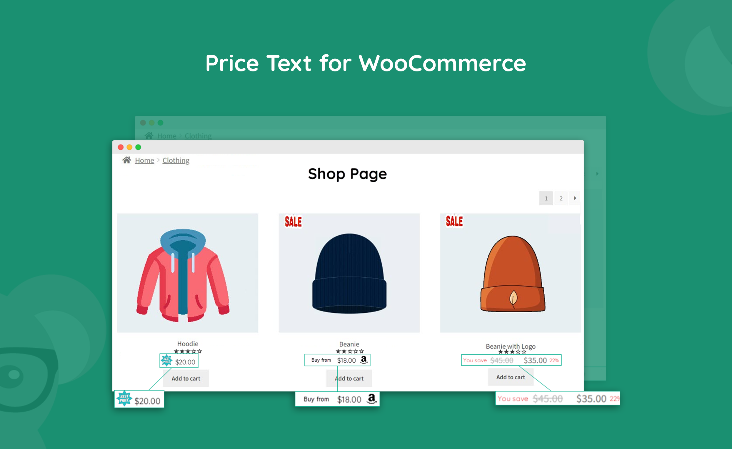 Download Price Text for WooCommerce