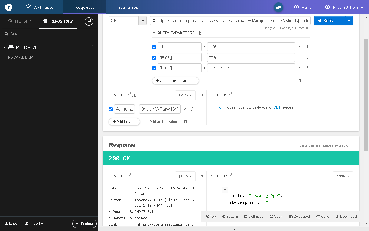 UpStream API