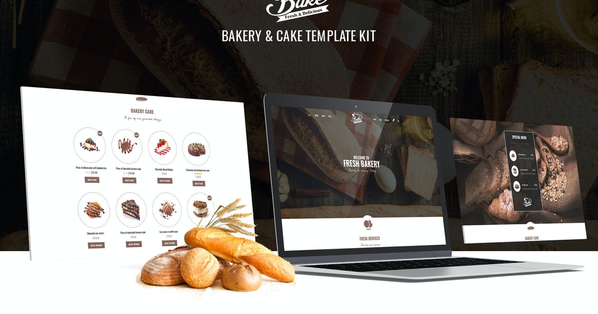 Bake – Bakery & Cake Elementor Template Kit