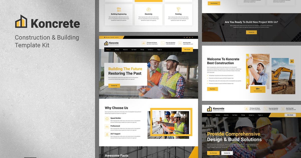 Koncrete – Construction & Building Template Kit