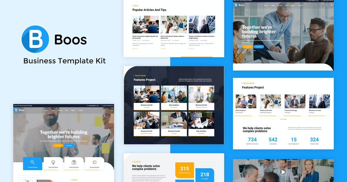 Boos – Business Elementor Template Kit