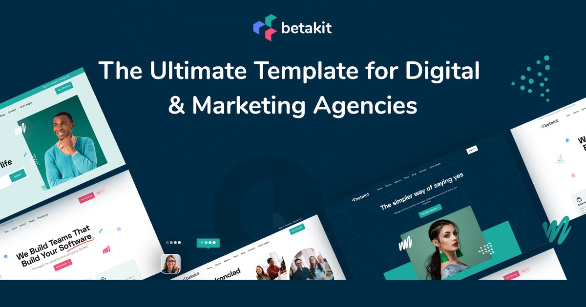 Betakit – Digital & Marketing Agency Elementor Kit