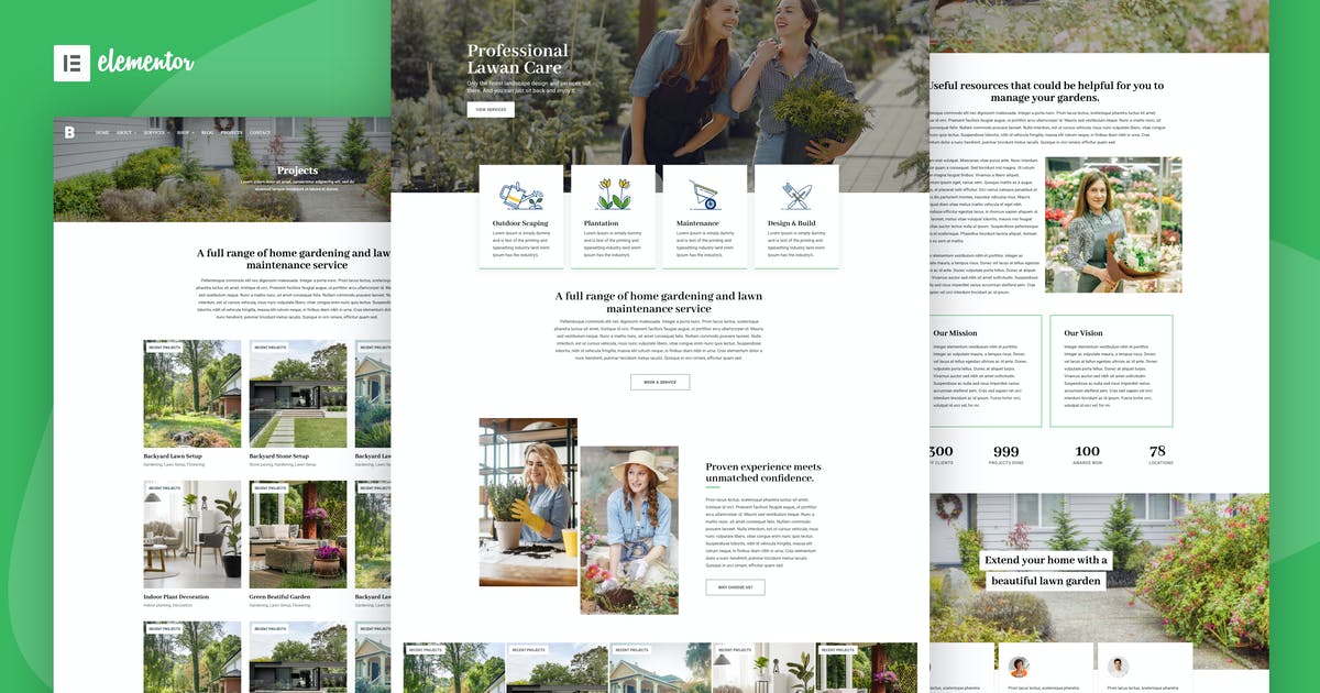 Bagaicha – Landscape & Gardening Elementor Template Kit