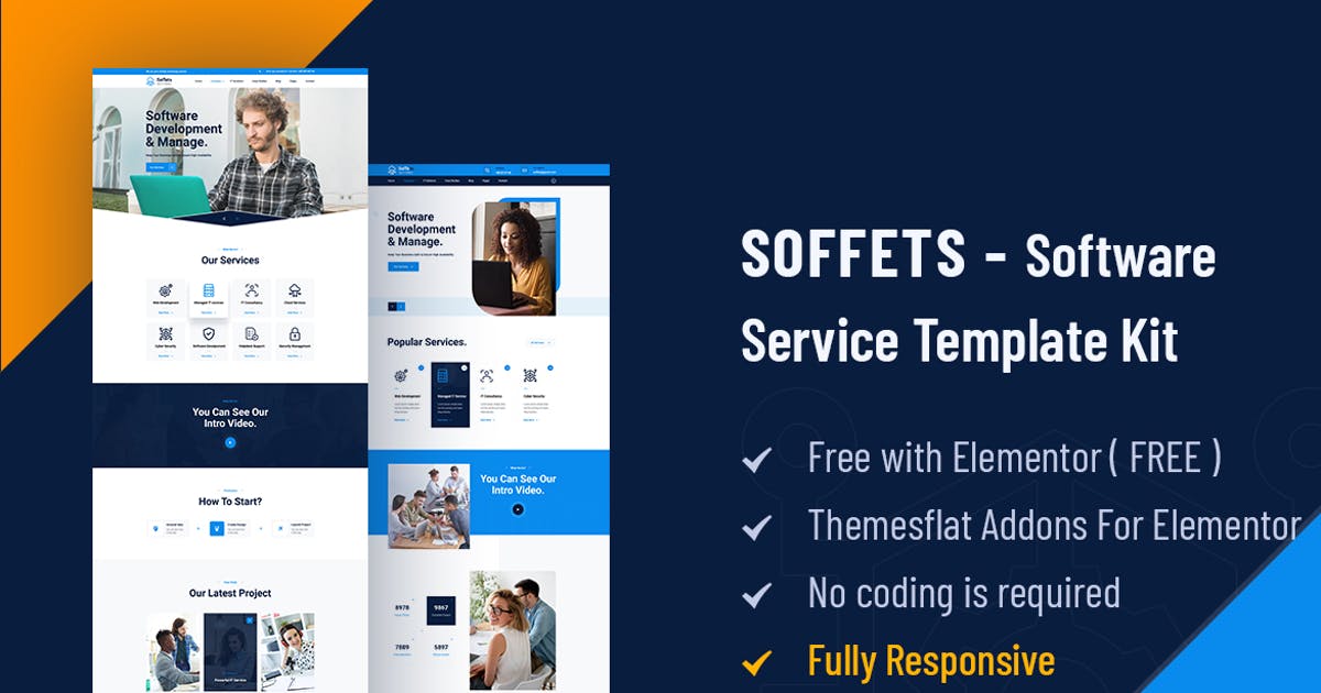Soffets – Software & IT Service Elementor Template Kit