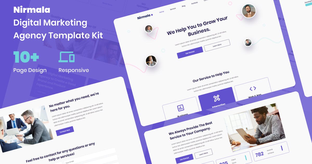Nirmala – Digital Marketing Agency Elementor Template Kit