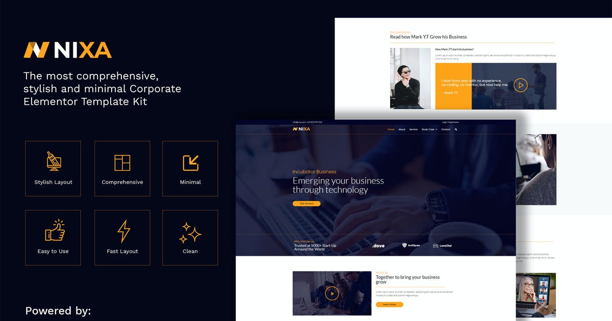 Nixa – Business & Services Elementor Template Kit
