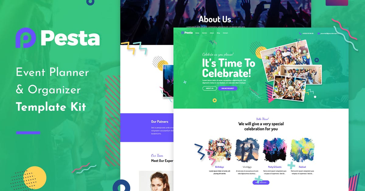 Pesta Kit – Event Planner & Organizer Elementor Template Kit