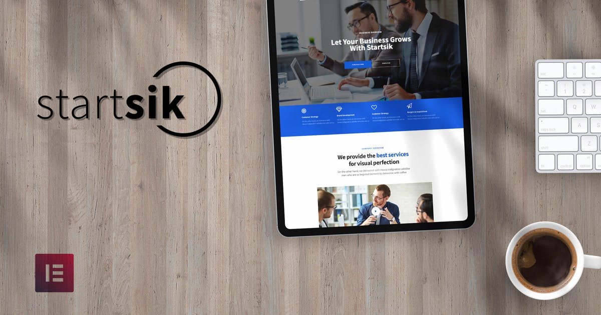 Startsik – Startup Business Elementor Template Kit