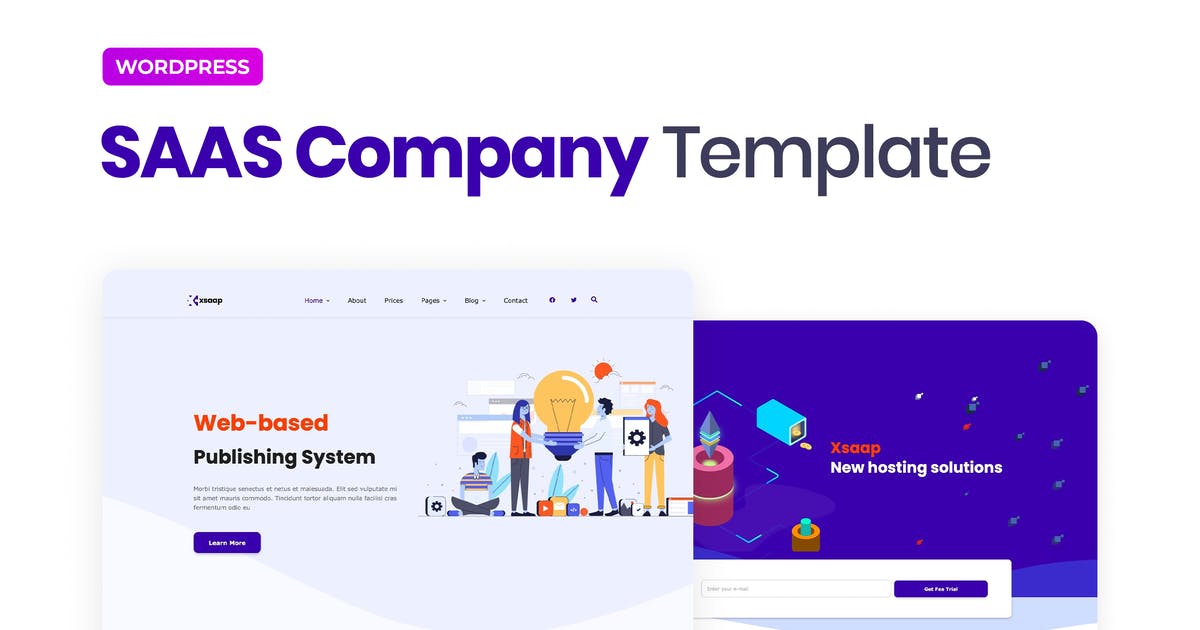 Xsapp – SAAS Company Elementor Template Kit