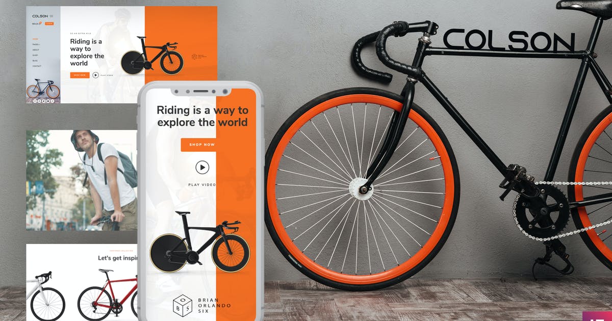 Colson – Bike WooCommerce Elementor Template Kit
