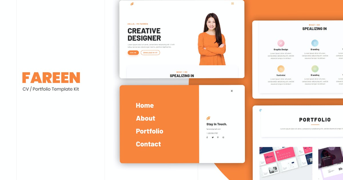 Farren – CV/Resume Elementor Template Kit