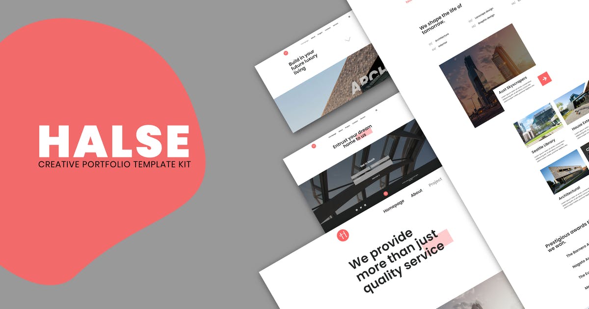 Halse – Architecture & Interior Design Elementor Template Kit