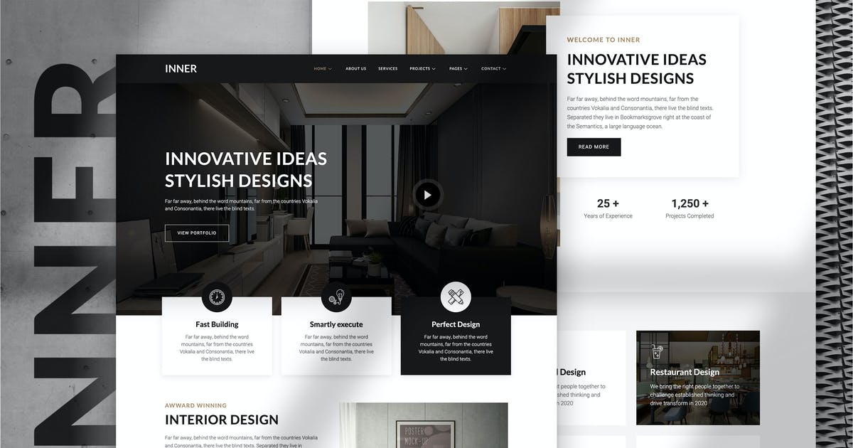 Inner – Interior Design & Architecture Template Kit