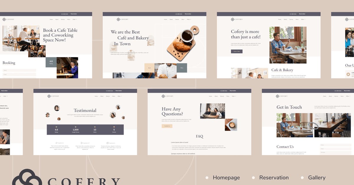 Cofery | Restaurant & Cafe Elementor Template Kit