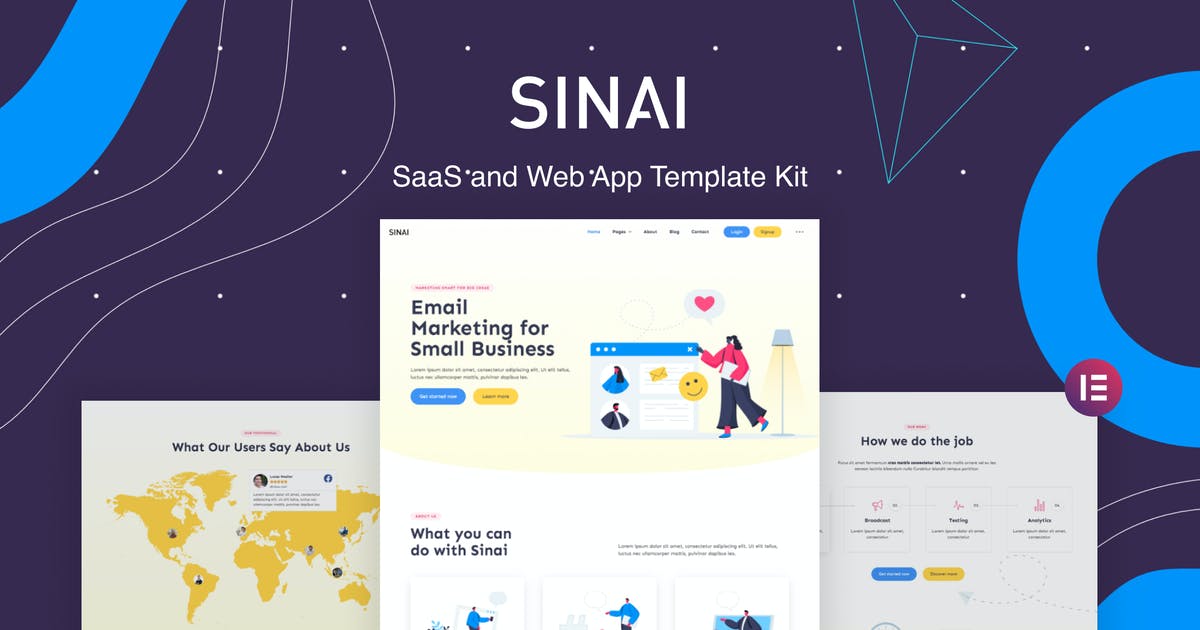 Sinai – SaaS and Web App Template Kit
