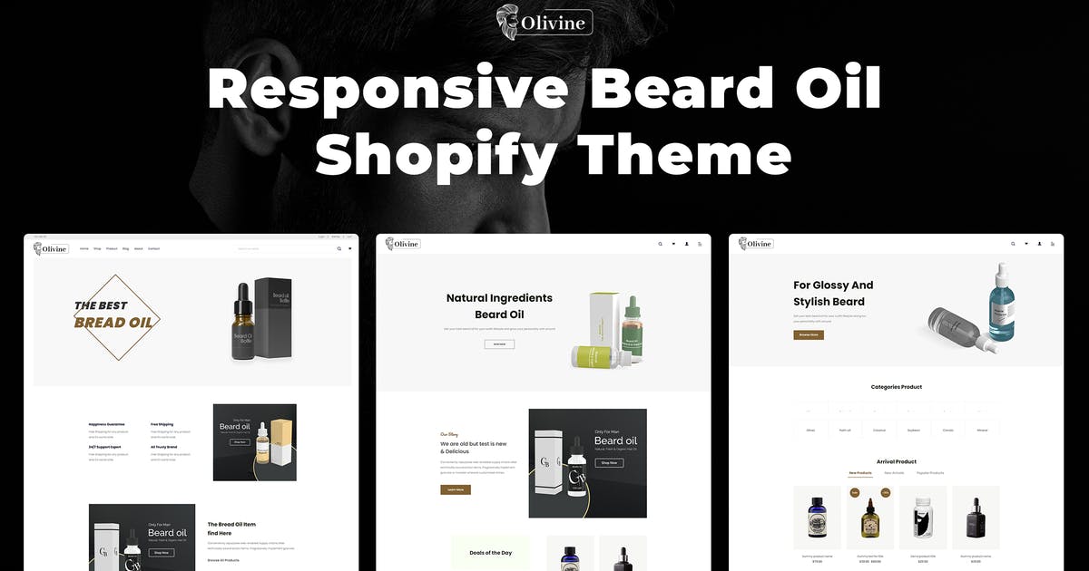 Olivine – Responsive Beard Oil Shopify Theme