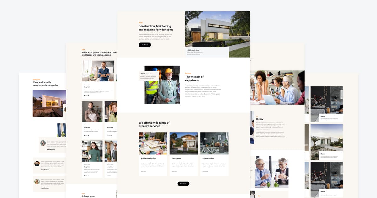 Tammer – Construction & Maintenance Elementor Template kit