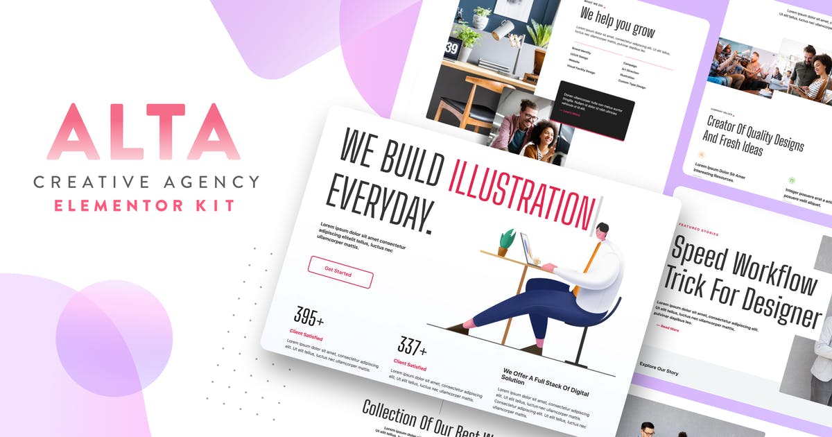 ALTA – Creative Agency Elementor Template Kit