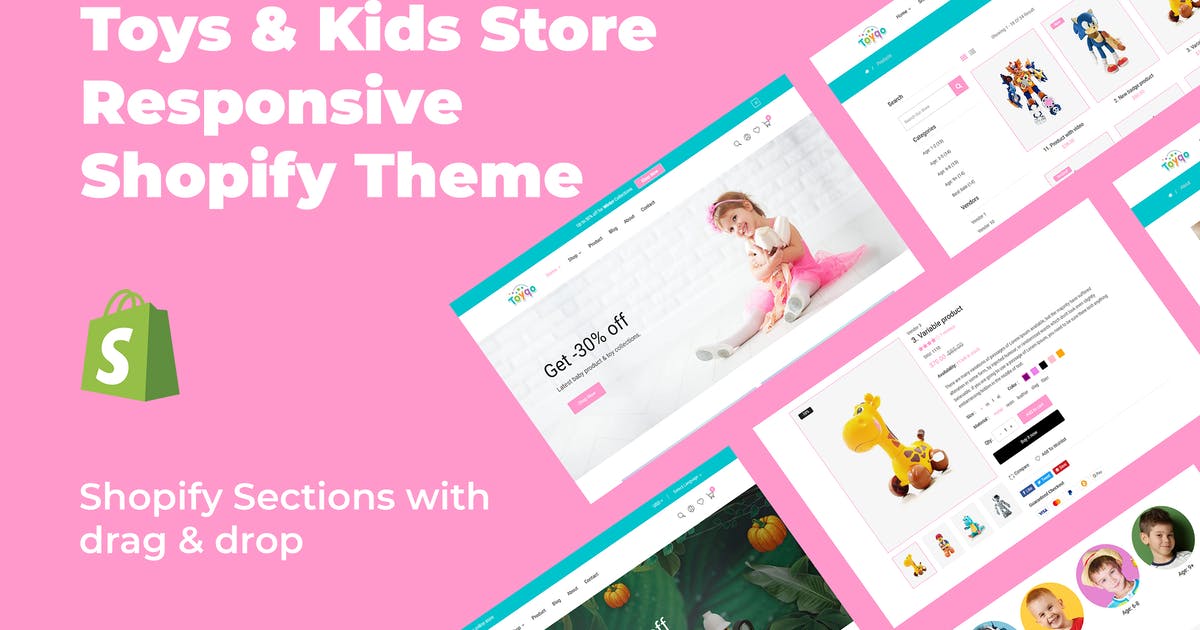 Toyqo – Toys & Kids Store Responsive Shopify Theme