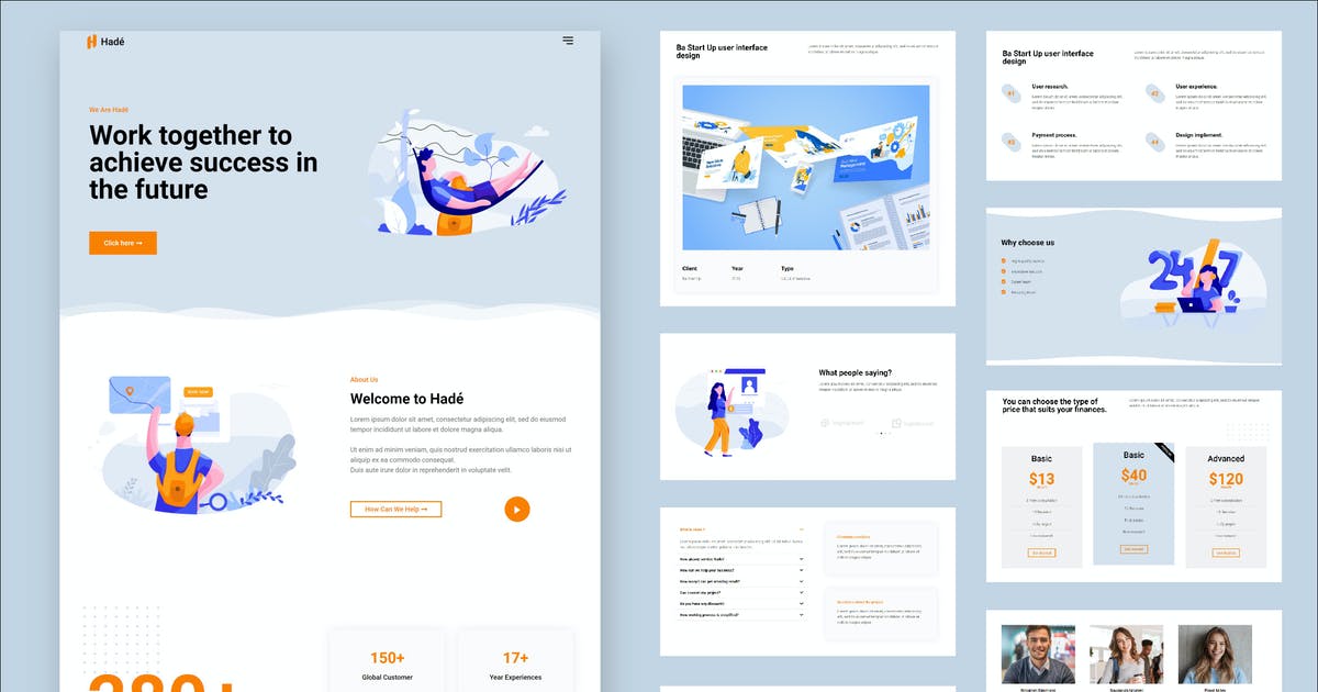 Hadé – Business Elementor Template Kit