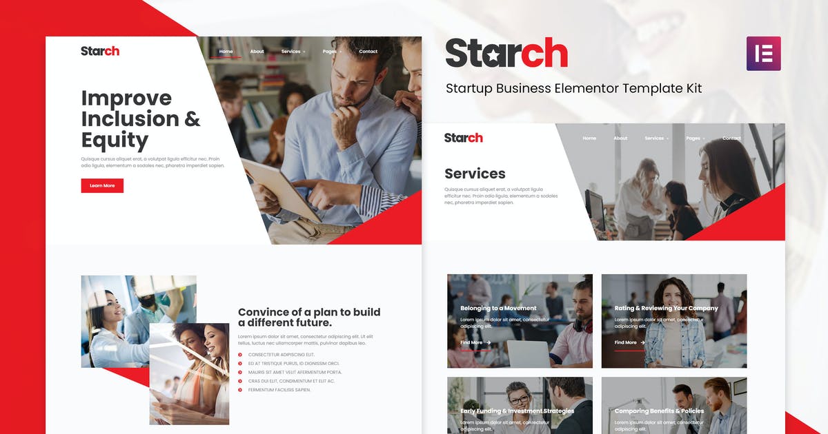 Starch – Business Elementor Template Kit