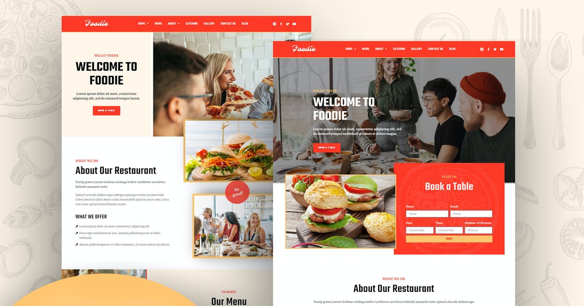 Foodie – Fast Food Elementor Template Kit