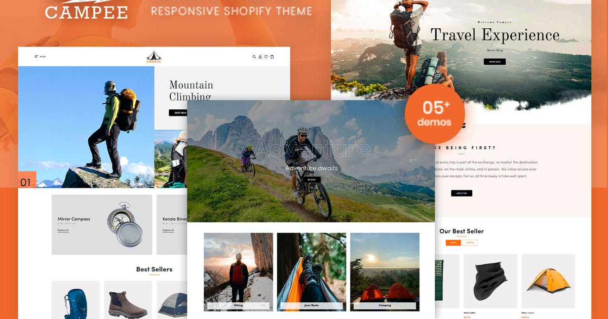 Campee – Store Hiking And Camping Shopify Theme