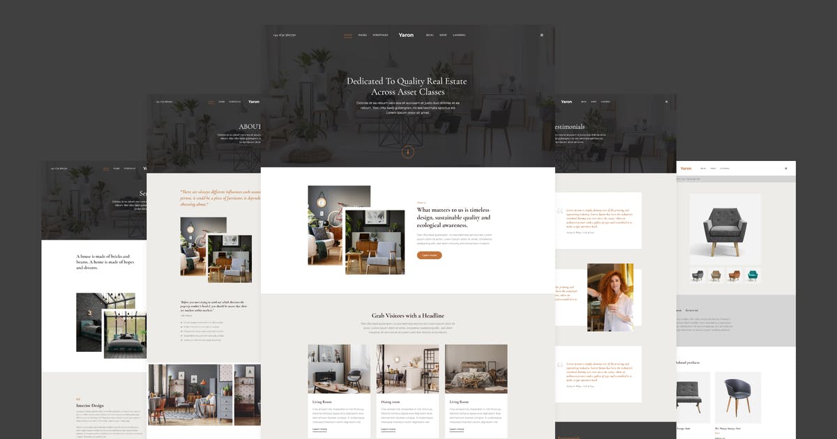 Yaron – Real Estate & Interior Design Elementor Template kit