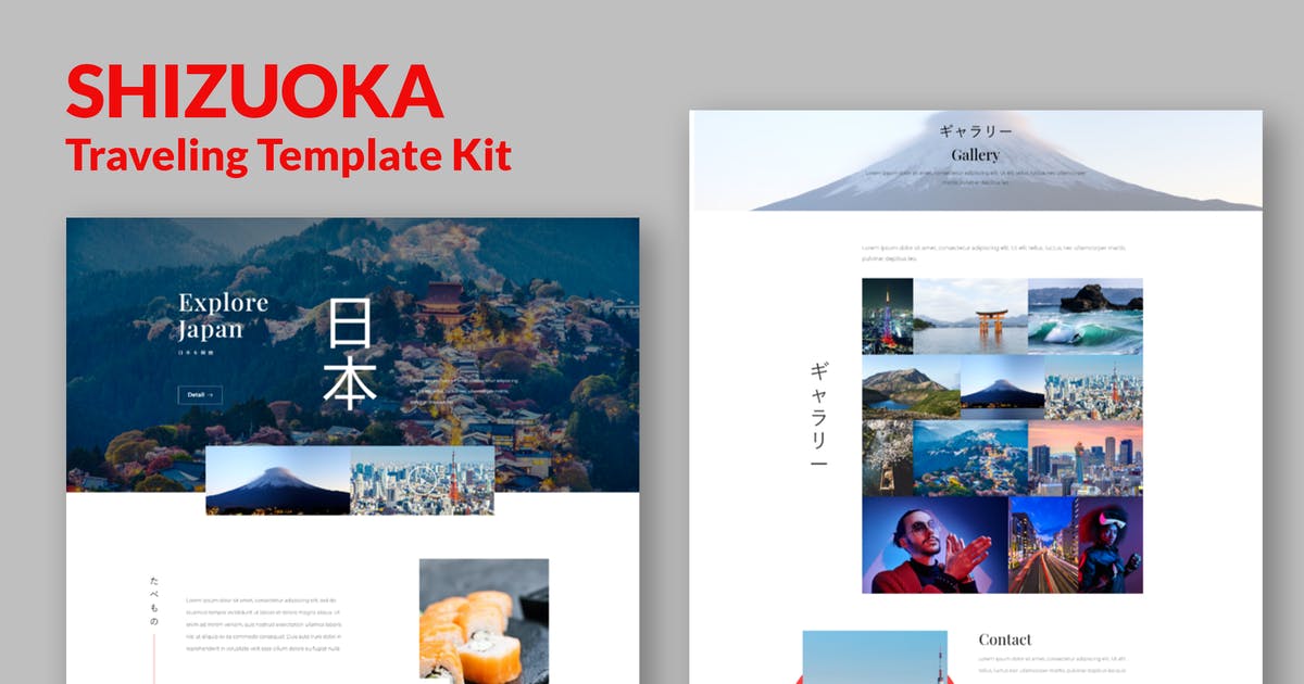 Shizuoka – Travel Elementor Template Kit