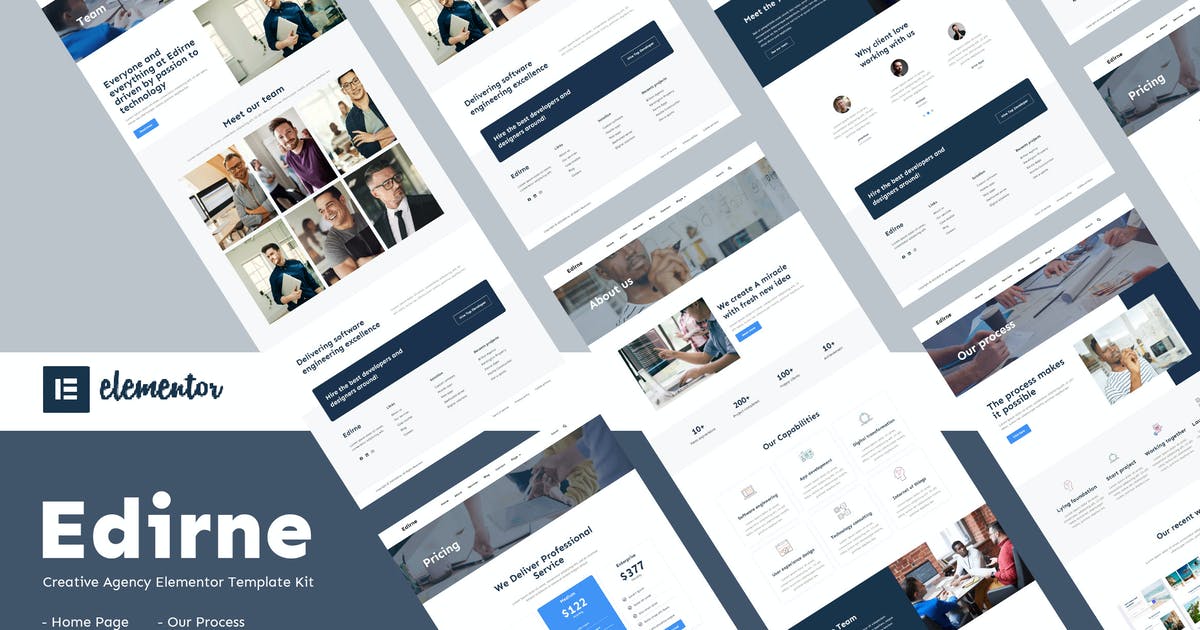 Edirne – Digital Services Elementor Template Kit