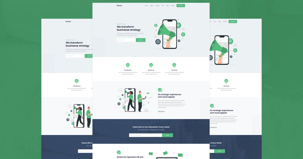 Monax – Saas & Startup Elementor Template Kit
