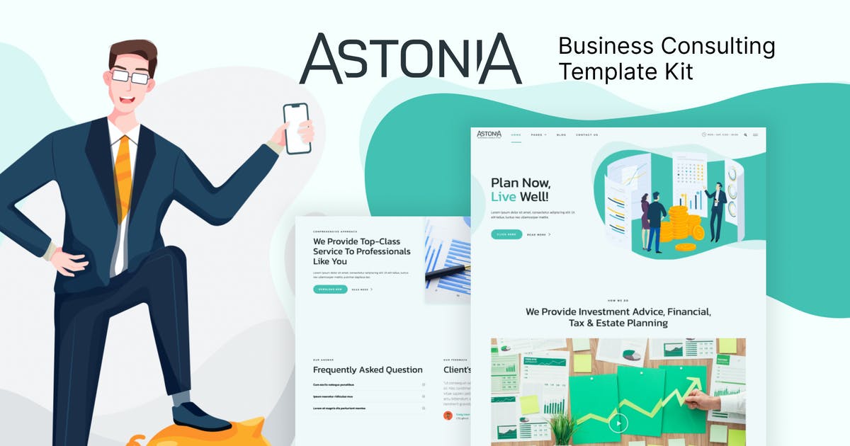 Astonia – Business Consulting Elementor Template Kit