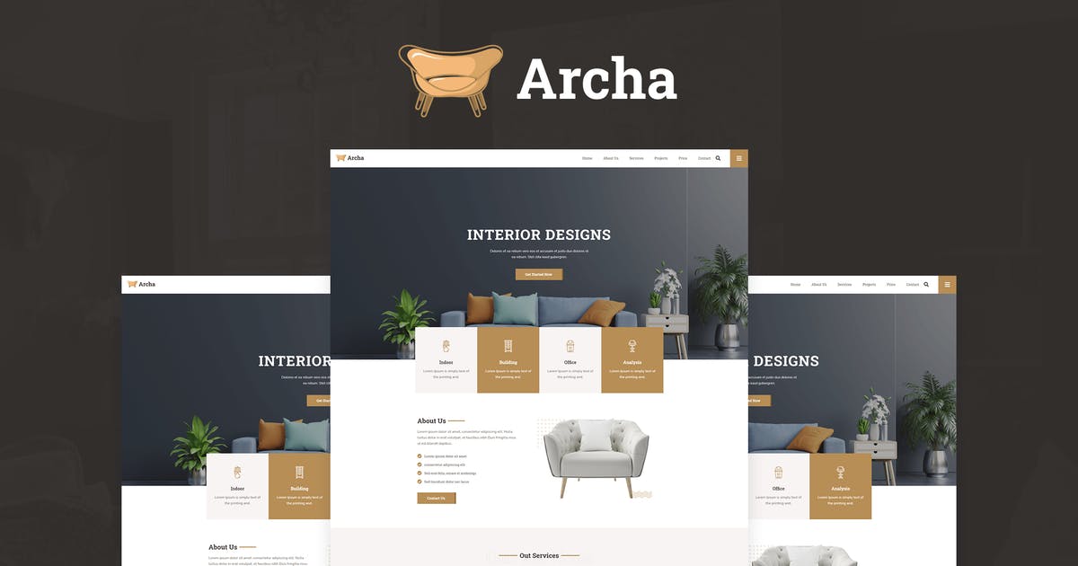 Archa – Interior Design & Architecture Elementor Template Kit