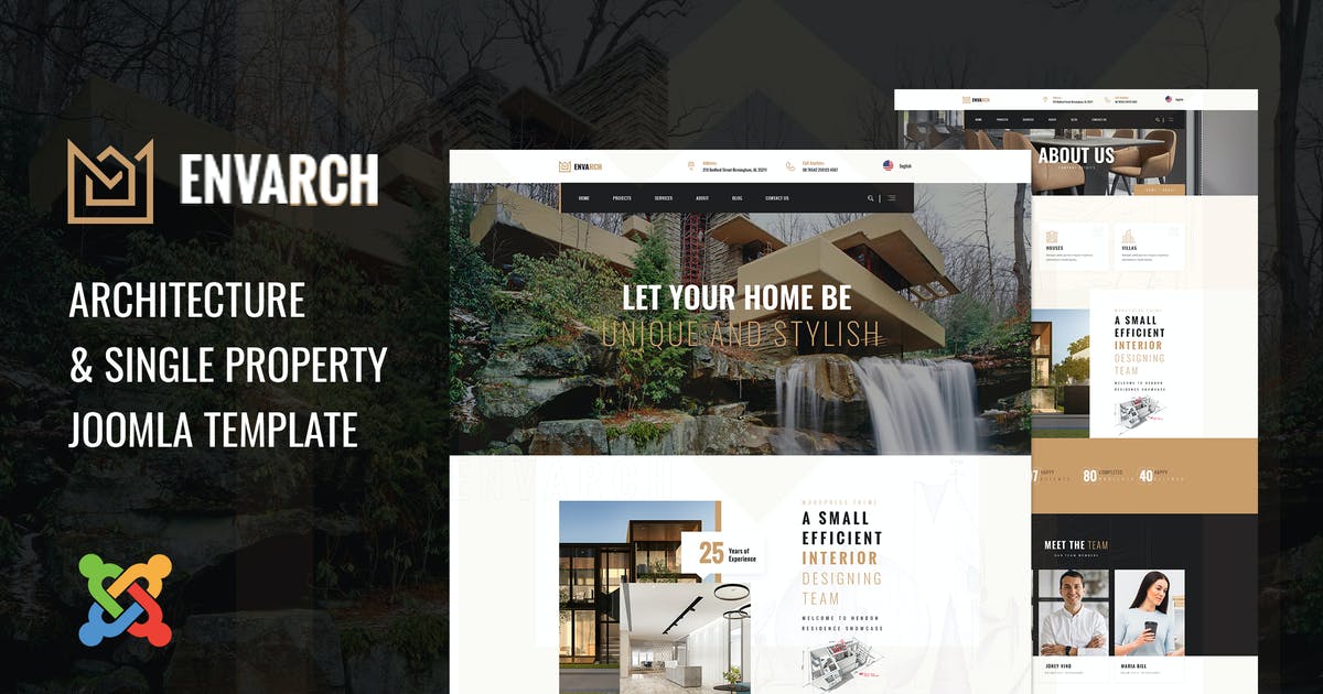 EnvArch – Architecture and Single Property Joomla