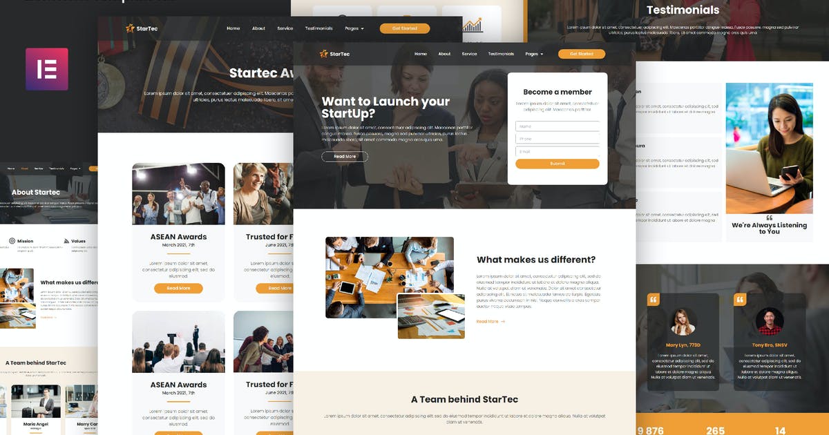 StarTec – Saas Elementor Template Kit