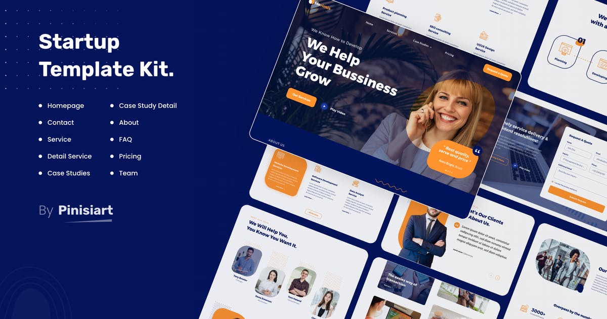 Merintis | Startup Elementor Template Kit