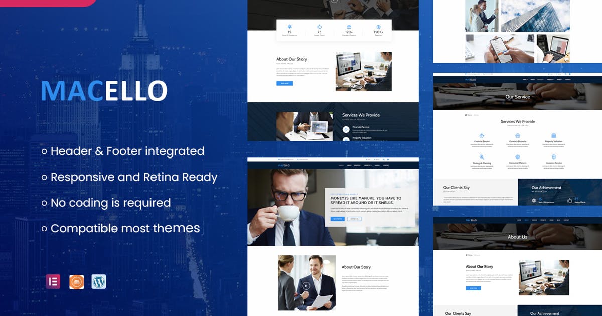 Macello – Business Consulting & Accounting Elementor Template Kit