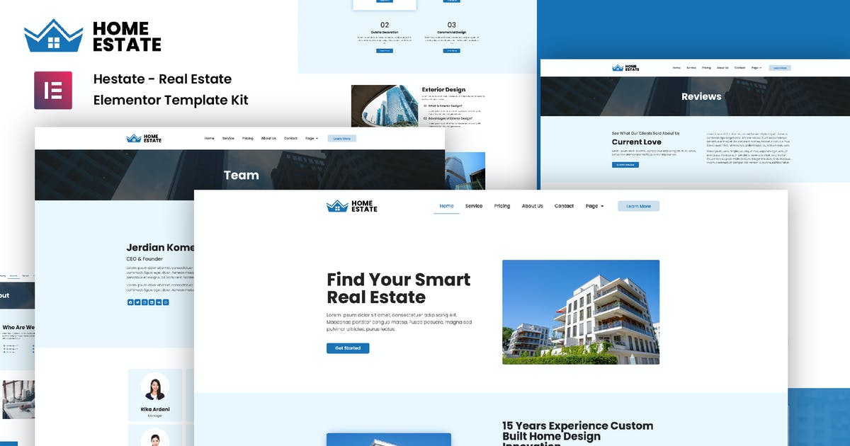 H-Estate – Real Estate Elementor Template Kit