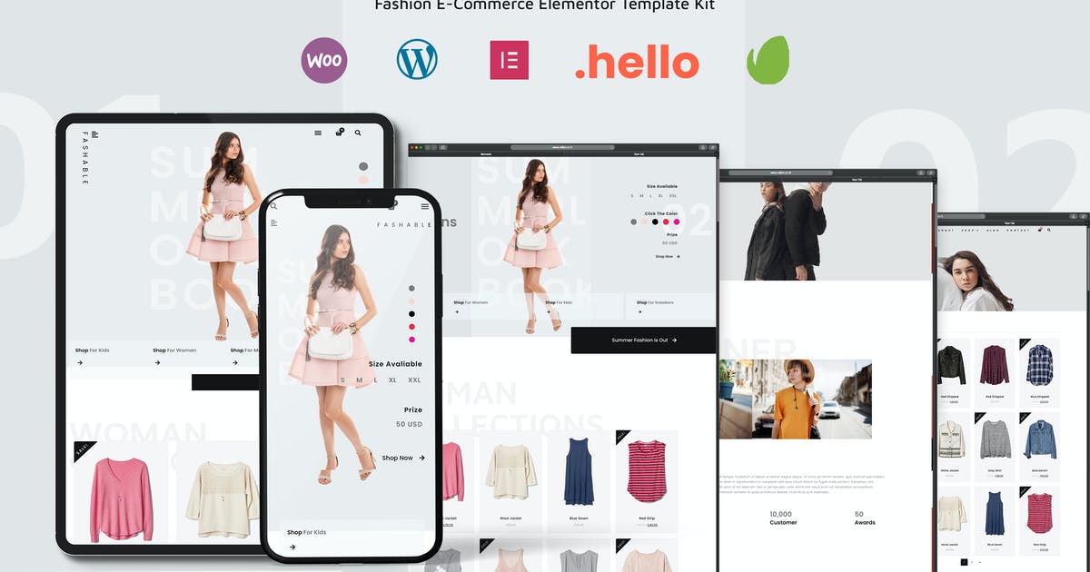 Fashable – Stylist eCommerce Elementor Template Kit