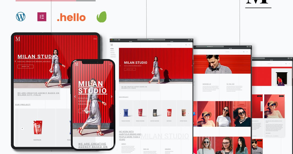 Milan – Creative Agency Elementor Template Kit
