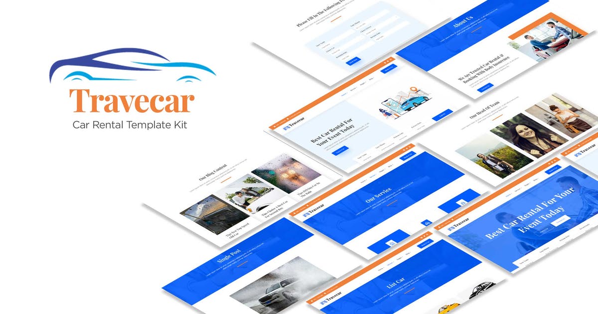 Travecar – Car Rental Elementor Template Kit
