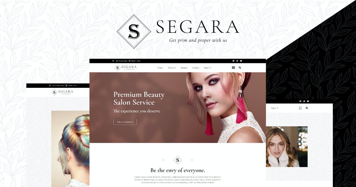 Segara – Premium Beauty Salon Elementor Template Kit