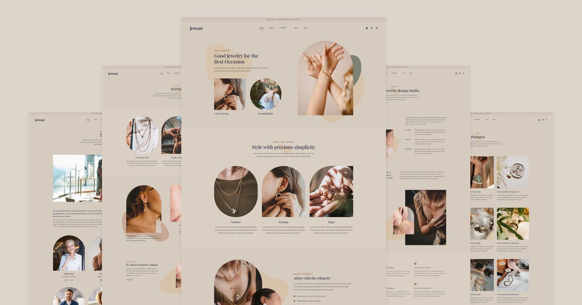 JewellryWear – Jewellery Store Elementor Template kit
